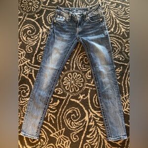 Miss Me Faded Blue Skinny Jeans